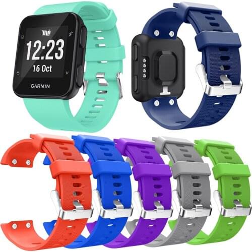 Watch Band For Garmin Forerunner 35 Smart Watch Strap Soft Silicone Bracelet Watchband Replacement Strap Wristbelt