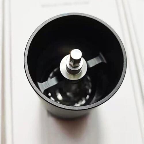 Manual Coffee Grinder Adjustable Stainless Steel Conical Burr Hand Crank Mill, Compact Size for Your Home, Office