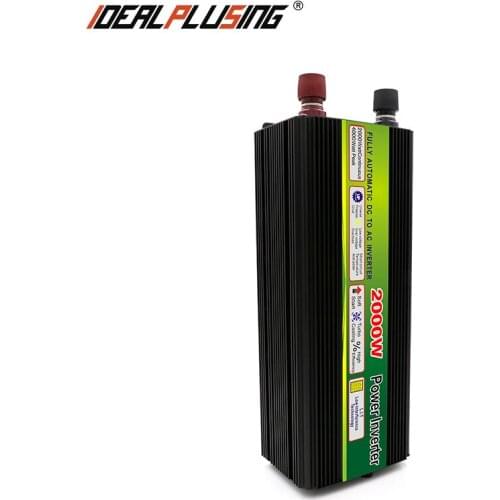 Hot blue car 12v 24v to 220v 230v 240v 2000W DC to AC Modified wave inverter with CE