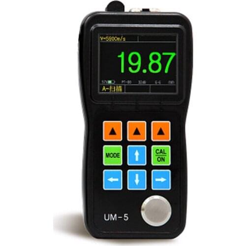 High Precision UM-5 A&B-Scan Ultrasonic Thickness Meter with OLED Display
