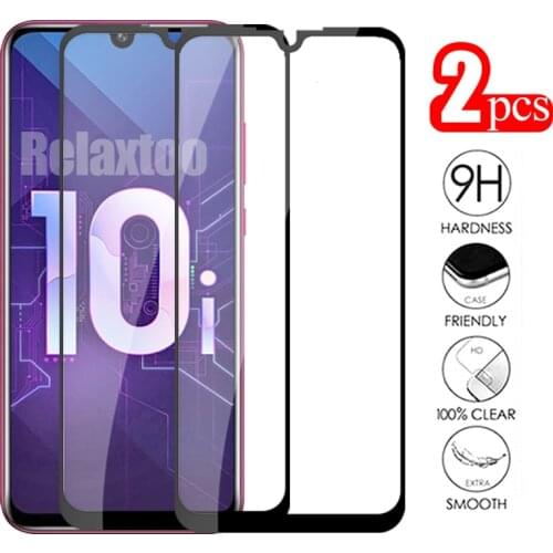2pcs safety Glass on honor 10 lite screen protector For huawei honor 10i tempered glass Protective honer 10 light v10 honor10 i