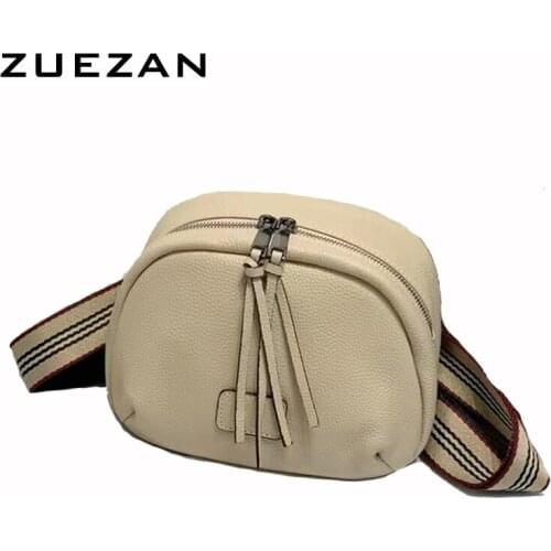 Girl Shell Leather Chest Bag,100% Natural Cows Skin, Women GENUINE LEATHER Handbag, Fashion Female Crossbody bag A594