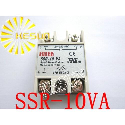 SSR-10VA 10A 470-560K ohm TO 24-380V AC SSR Solid State Relay Resistance Regulator x 10PCS