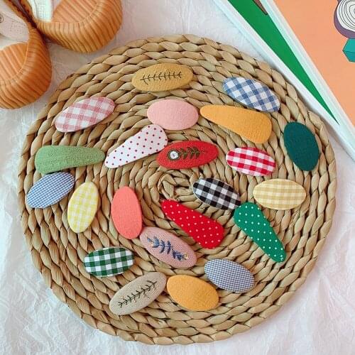 120pcs/lot DIY Simple Multi Ellipse Water Drop Hair BB Clip Cartoon Hairpins Hair Care & Styling Accessories Tools HA1679