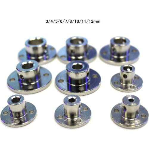 45# steel Rigid Flange coupling 8mm diy Metal coupling flange plate 3 4 5 6 7 8 10 11 12 mm