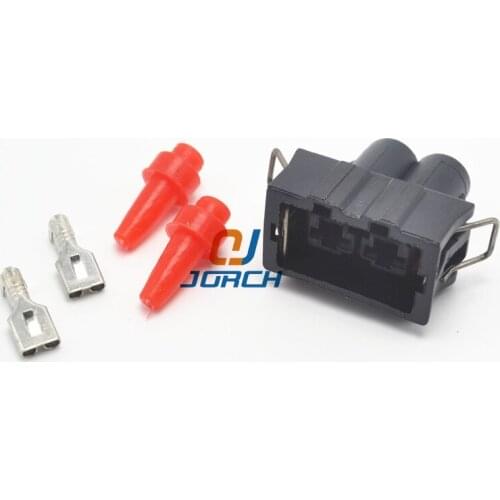 5 sets 2 pin VW 6.3 series waterproof connector 357951772 electrical auto Sound Horn plug connectors 357 951 772