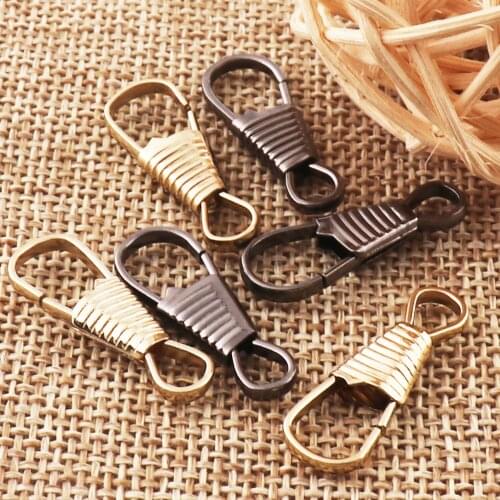 50 PCS Gunmetal/Gold Lanyard Hooks,Key Chain Hook,craft supplies for Lanyard,snap clips Key Chain, Jewelry Purse Hook