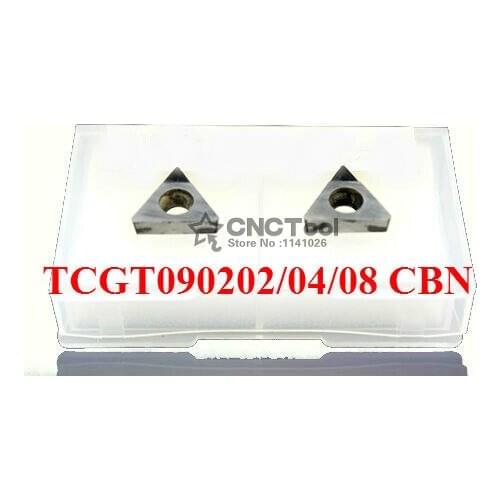 Free shipping 2PCS TCGT090202/TCGT090204 / TCGT090208 CBN Inserts,CNC CBN Diamond insert For Lathe Tools Inserts For STGCR/STFCR
