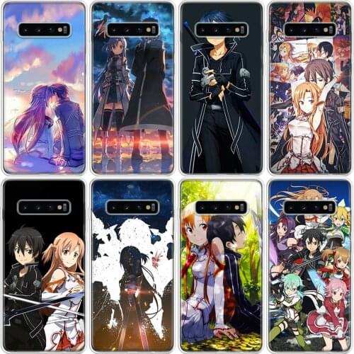 Sword Art Online SAO Anime Phone Case For Samsung GalaxyA51 A71 A50 A70 A80 A10S A20S A20E A21 A30 A40 A41 A01 M30S A6 A7 A8 A9