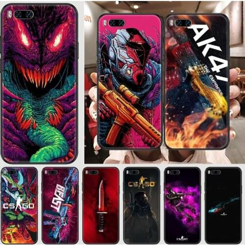 Counter Strike csgo cs go Phone case For Xiaomi Mi Max Note 3 A2 A3 8 9 9T 10 Lite Pro Ultra black pretty back painting shell