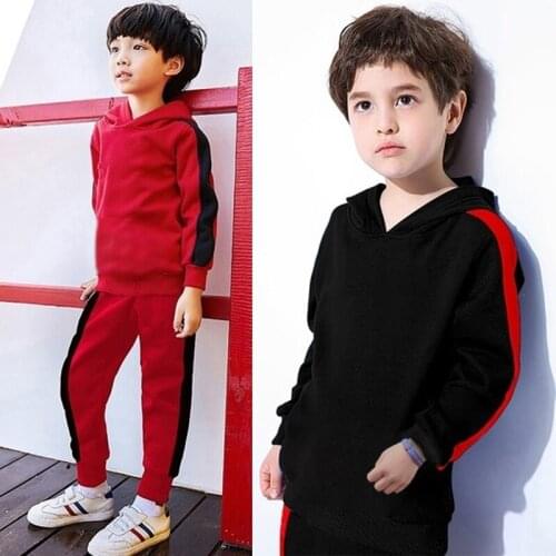 Childrens Clothing Sets for Boys Girls Clothes 2 To 8 Years Autumn Winter Children Tracksuits Kids Outfit Suit Hoodie+Pant Sets