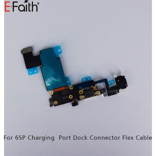 E- Faith For IPhone 6s Plus Dock Connector Charging Port Flex Cable For iPhone 6s Plus Black And White