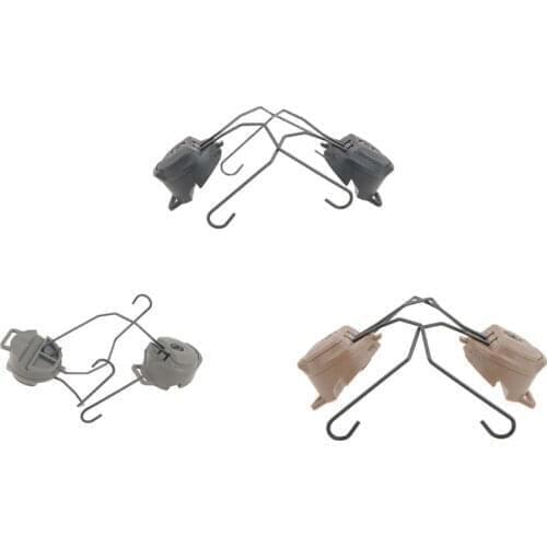 FMA Peltor SORDIN Headset Ops-Core Helmet ARC Rail Adapter mount 2pcs per set BLACK DE FG Helmet accessories
