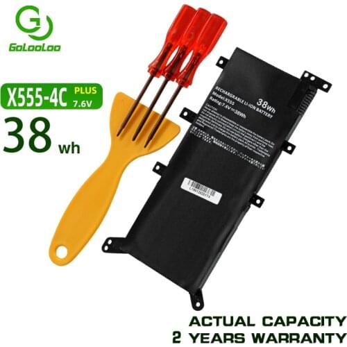 Golooloo C21N1347 Laptop Battery For ASUS X554L X555 X555L X555LA X555LD X555LN X555MA 2ICP4/63/134