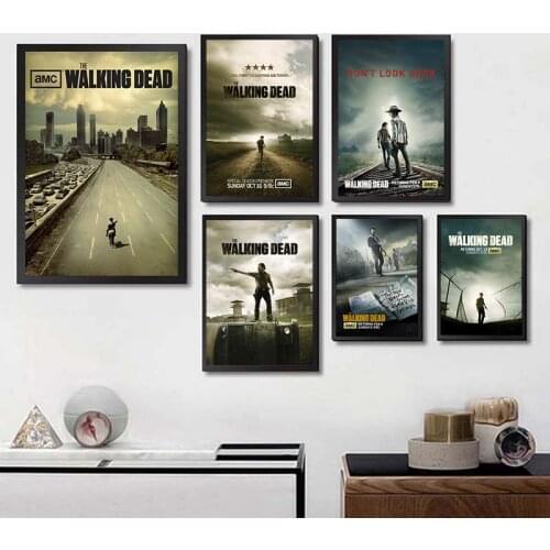The Walking Dead Character Posters Livingroom Decoration Bedroom White Coated Paper Prints Home Decoration Livingroom Bedroom