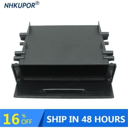 Auto Radio Refitting Dashboard Storage Pocket Box Kit Universal Single 1 Din Car CD Player Stereo Dash Trim For Toyota