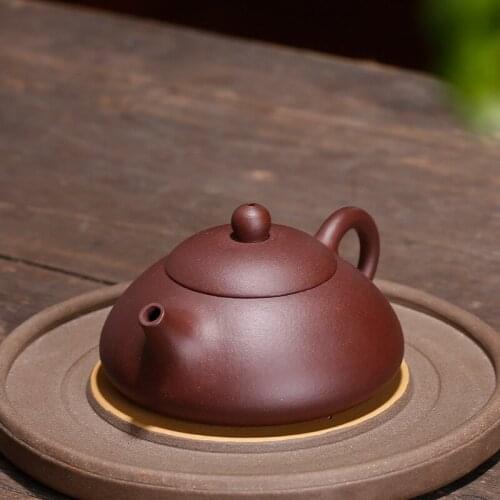 Yixing Ceramic Retro Teapot Handmade Purple Clay Household Kettle Creative Office Tea Pot Chinese Kung Fu Teaware Tea Set Gift