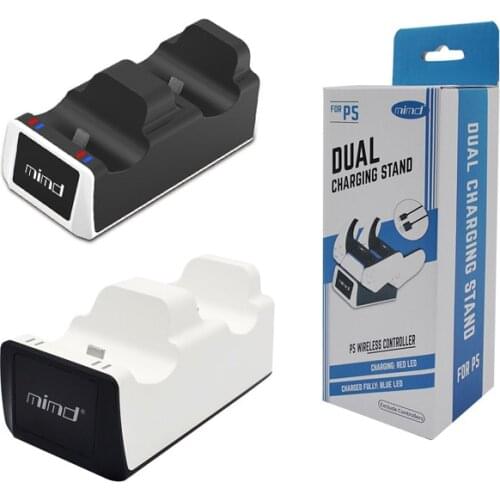 For PS5 Controller Handle Gamepad Dual Seat Charging PS5 Game Controller Charger Ps5 Handle Dual Seat Charging With LED Light