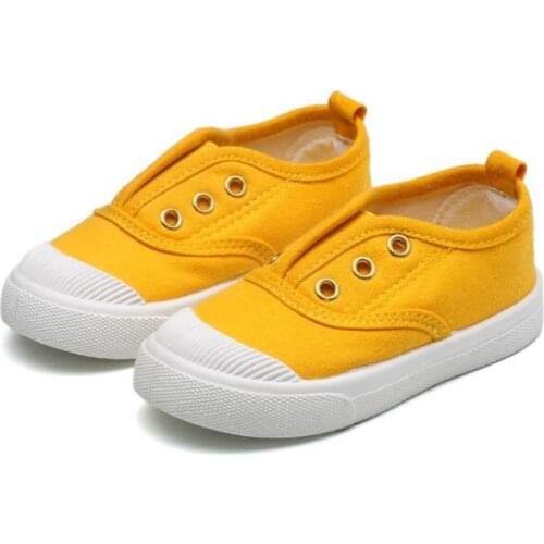 Girls Boys Fashion Canvas Sneakers Children Shoes For Kids Flats Heels Casual Loafer Shoe Toddle Little Big Kid