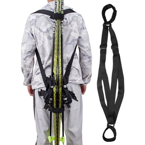 Ski Straps Ski Straps Adjustable Ski Shoulder Strap Pole Holders Outdoor Sports Skiing Adjustable Skiing Pole Nylon Ski Strap