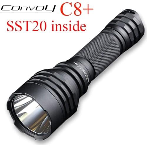 Powerful Torch Convoy C8+ Flashlight SST20 Led Linterna 18650 Flash Light Camping Fishing Lanterna Work Latarka Portable Lamp