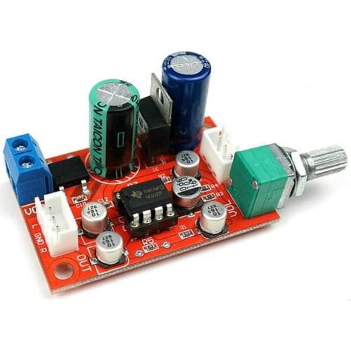 NE5532 Op Amp Preamplifier Board With Volume Potentiometer
