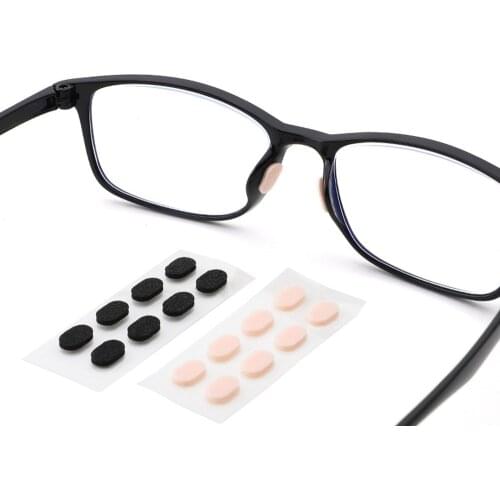 4Pair Unisex Soft Foam Nose Pad Self Adhesive Anti-Slip Eyeglass Sunglasses Nose Pads for Men Women Eyewear Accessories