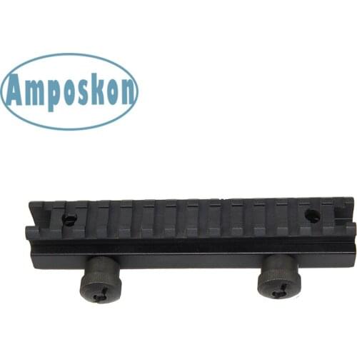 New Tactical 0.5" Height 13 slot See Through Full Size Riser Mount 20mm Weaver Picatinny Rails Hunting Accessories Rifle Sling