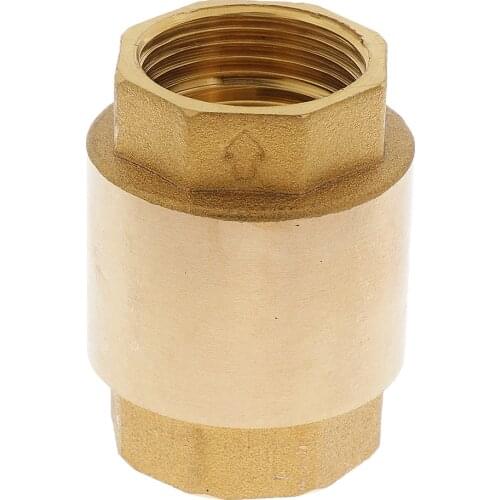 3/4'' Solid Brass One Way In-line Check Valve Water Gas Non-return Check Valve