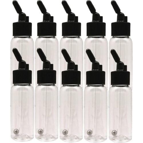 OPHIR 30ML Bottles with Caps for Siphon Double-Action Airbrush 10PCS/Set AC040(30ML)