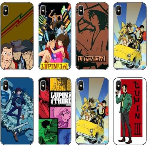 Silicone Case For iPhone 12 11 Pro Max XS Max XR X 8 7 Plus 6 6S Plus 5 5S SE 2020 Soft Cover Lupin III Case Coque