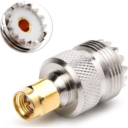 SMA Male To UHF Female RF Coaxial Connector Adapter SO-239 SO239