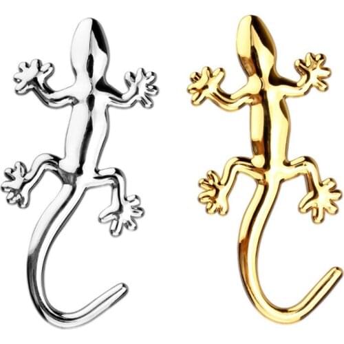 Car styling 3D Metal Gecko Lizard Sticker For Chrysler Sebring Voyager Crossfire PT Cruiser 300C Aspen Pacifica Stadt Land 6