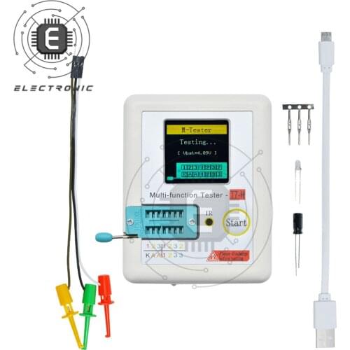 TC-T7-H T7 Transistor Tester Multimeter Colorful Display For Diode Triode MOS/PNP/NPN Capacitor Resistor Transistor