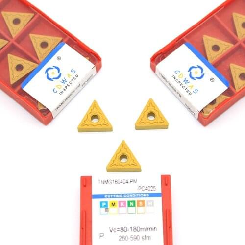 TNMG160404 TNMG160408 PM PC4025 Carbide Inserts High Quality External Turning Tool Tungsten CNC Lathe Cutter Tool For Hard Steel