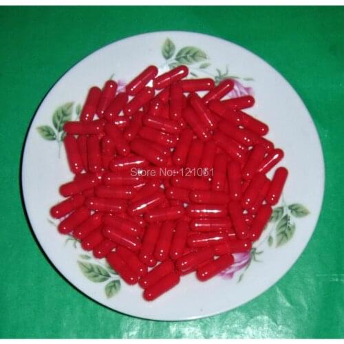 1# 5,000pcs! red-red colored empty capsuls,hard gelatin empty capsules size 1!(joined or seperated capsules available!)