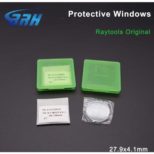 10PCS/lot Original optical lens 27.9*4.1 1064nm N.211LCG0035 N.211LCG0037 Quartz Fused Silica 24.9*1.5QBH fiber laser windows