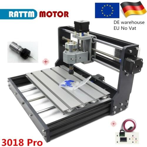 3 Axis 3018 Pro Mini CNC laser engraving Milling machine with GRBL 1.1F controller board for DIY Hobby woodworking machine