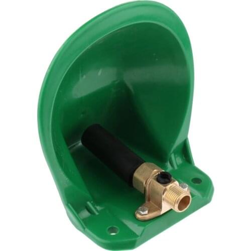 Sheep Automatic Drinking Water Bowl Also for Goats Calves Piglets, Green - Two