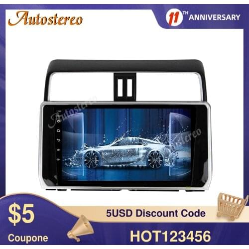 For Toyota Land Cruiser Prado 150 2018-2020 Android10 128G Car GPS Navigation Auto Stereo Head Unit Multimedia Player Radio Tape