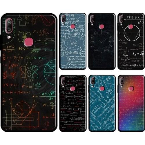 Science Math Physics Formulas For Huawei Y5P Y6P Y7A 2020 Y9S Y3 Y5 Y6 Y7 Y9 2019 2018 2017 Nova 3 2 i 5T Phone Cover