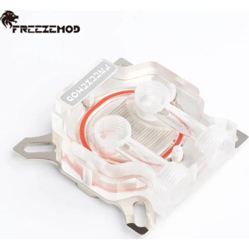 FREEZEMOD 43mm-53mm/53mm-62mm VGA Water Block Core Cover Copper Graphics Card Water Cooler Block Core for Hole Pitch GPU Block