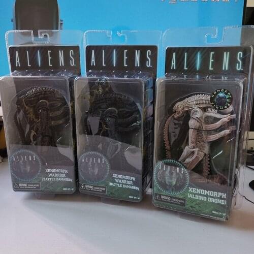 NECA Aliens Xenomorph Warrior Alien 7" Action Figure Battle Damaged