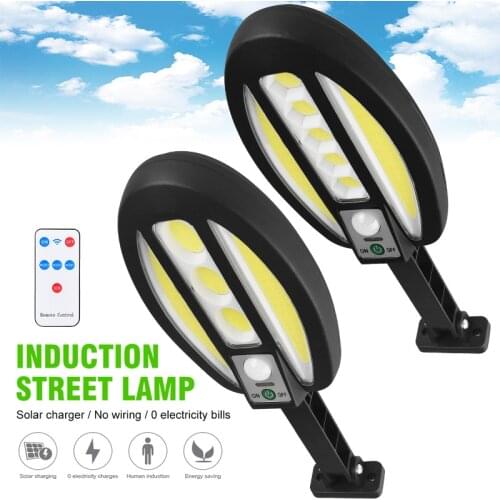 Upgraded Led Solar Light Outdoor Waterproof Lighting For Garden Wall Street Adjustable Angle Solar Lamp With 3 Modes Remote Lamp