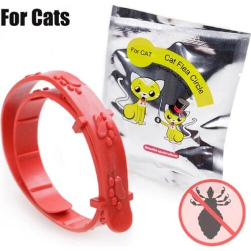Pet Dog Cat Flea Adjustable Collar Against Anti Tick Flea Mosquitoes Remove Pet Protect Rubber Necklace Flea Killer