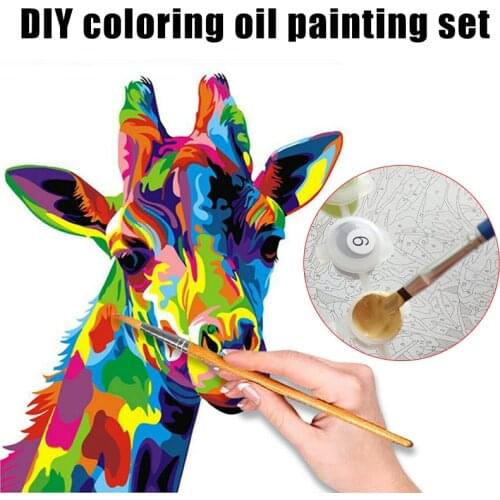 Paint by Numbers for Adult DIY Paint by Number Kits for Kids Beginner on Canvas SNO88