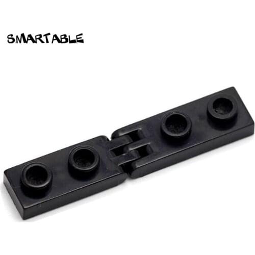 Smartable Hinge Plate 1x2 Locking with 1 Finger Building Blocks MOC Parts Toys For Kid Compatible 4275+4276 50 pairs/lot