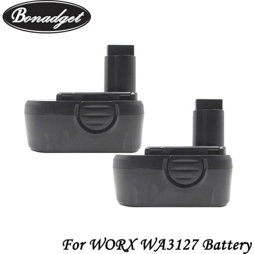 Bonadget Replacement 3500mah 18V Ni-MH Battery For WORX WA3127 WA3152 WG150 WG152 WG250 Rechargeable Power Tools Battery Special