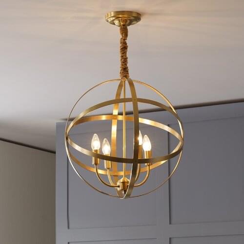 Modern light luxury chandelier bedroom dining room lamp creative personality Nordic minimalist tea room entrance hallway lamps