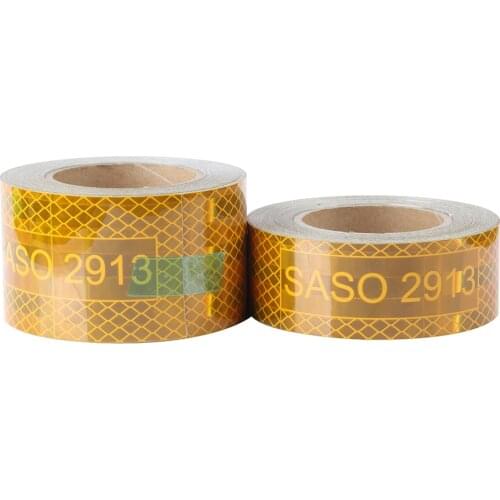 Reflective Adhesive Sticker Conspicuity Tape For Truck Trailer SASO 2913